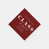 型ミニマル卒会 スタンダードカクテルナプキン (角)