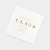 型ミニマル卒会 箔ナプキン (左)