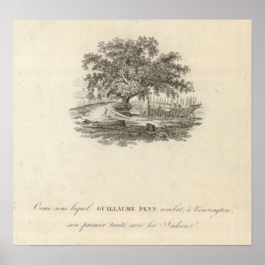 型枠でウィリアム・ペン ポスター (正面)