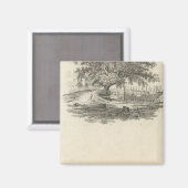 型枠でウィリアム・ペン マグネット (正面/裏面)