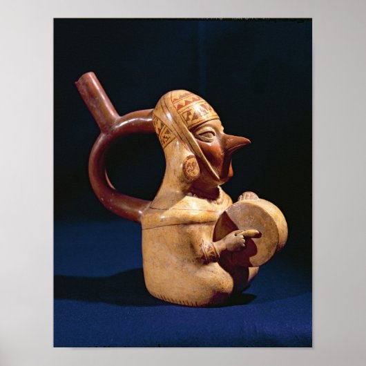 型枠のスターラップ花瓶 ポスター (正面)