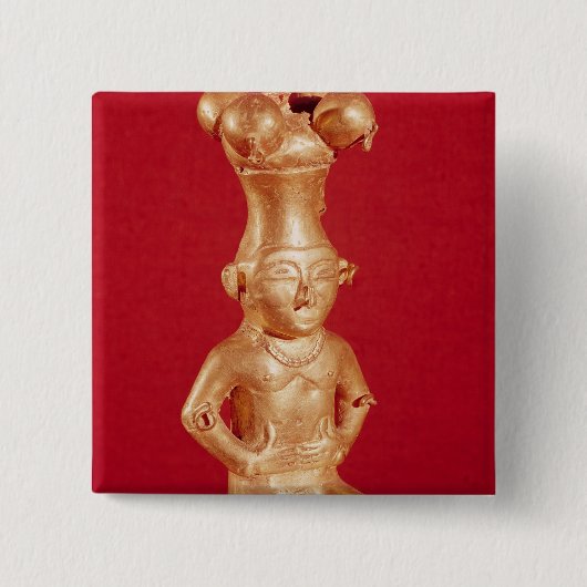 型枠のQuimbayaの容器 缶バッジ (正面)