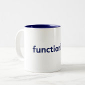 型枠は機能を後を追います ツートーンマグカップ (正面左)