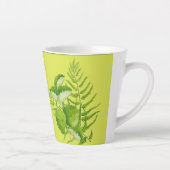 型枠をグリーンで小さなラテマグカップ カフェラテマグ (右)