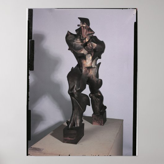 型枠ユニークの宇宙, 1913 ポスター (正面)