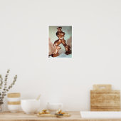 型枠ユニークの連続性宇宙, 1913 (ブロンズ) ポスター (キッチン)