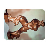 型枠ユニークの連続性宇宙, 1913 （ブロンズ） マグネット (横)