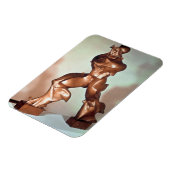 型枠ユニークの連続性宇宙, 1913 （ブロンズ） マグネット (左側)