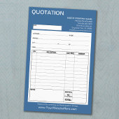 型枠 – ビジネス見積または請求書