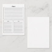 型枠、計画、何をすべきか、何をすべきか買 名刺 (正面/裏面)