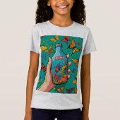 型破りな受け入れ» 「挑戦し違うて」 Tシャツ (正面)