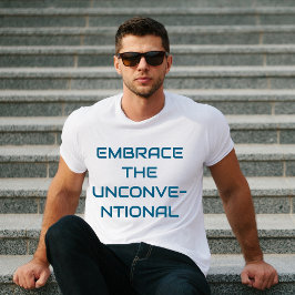 型破りな発言を受け入れる Tシャツ