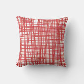 型赤と白枕 クッション (正面)