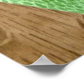 垣根に止まっていた孫子 ポスター (角)