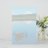 垣根を越えて山を越える 便箋 (スタンド正面)