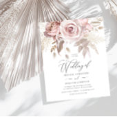 埃っぽいバラと赤面の花が予算に結婚合う