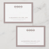 埃っぽいバラグレイ企業のロゴブランド両面 ノートカード (正面/裏面)