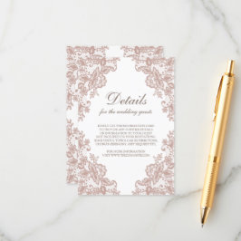 埃っぽいバラレース結婚のエンクロージャカード エンクロージャーカード