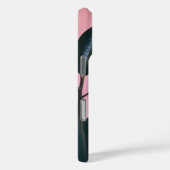 埃っぽいピンクのゴム植物芸術 Case-Mate iPhoneケース (裏面 / 右)