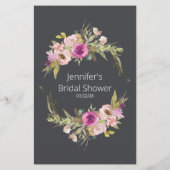 埃っぽいピンクのフローラゲーム新郎は何と言うだろう チラシ (裏面)