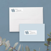 埃っぽいユーカリ未来のミスター・アンド・ミセス・差出人住所 ラベル