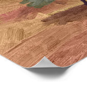 埃っぽい砂漠の巨大な骨格 ポスター (角)