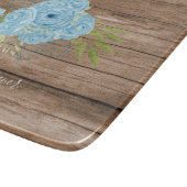 埃っぽい青いバラニュー結婚スWedsのギフトパーソナル カッティングボード (角)