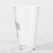 埃っぽい青いバラニュー結婚スWedsのギフトパーソナル タンブラーグラス (左)