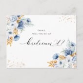 埃っぽい青いフローラは俺の花嫁になるな ポストカード (正面)