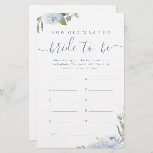 埃っぽい青いフローラ新婦の試合は何歳だった (正面/裏面)