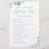 埃っぽい青いフローラ新郎は何と言った (正面)