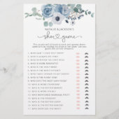 埃っぽい青いフローラ結婚のシューゲーム (正面)