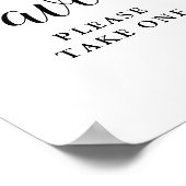 埃っぽい青いブルゴーニュのフローラはサインを好む ポスター (角)