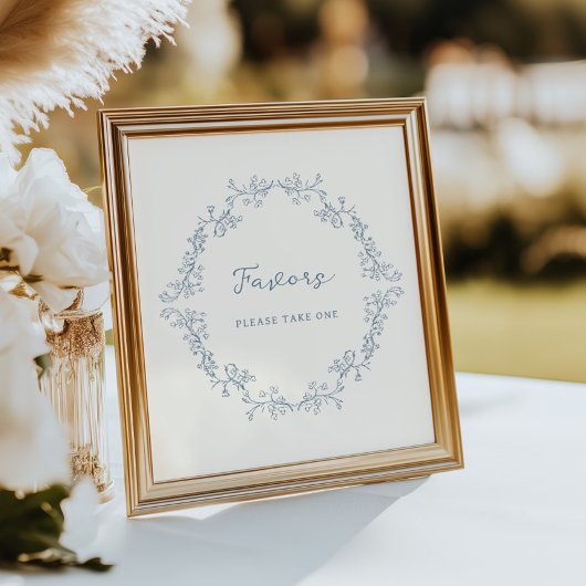 埃っぽい青いヴィンテージチノワセリーの好意 ポスター