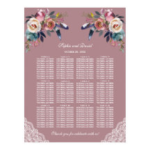 埃っぽい青い埃っぽいバラ結婚フローラの座席表