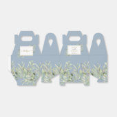 埃っぽい青い緑の金ゴールドジオメト結婚リ フェイバーボックス (折り畳みなし)