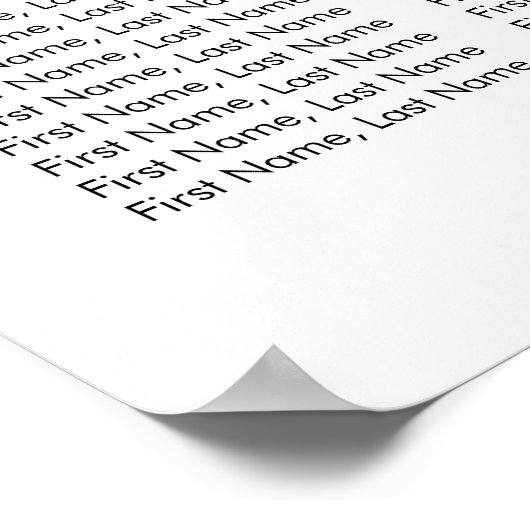 埃っぽい青とブルゴーニュ結婚のシーティングチャート ポスター (角)