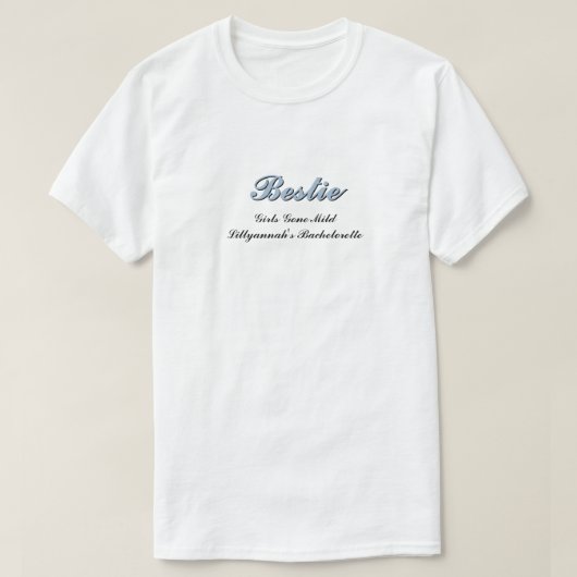 埃っぽい青+黒いシャドー結婚スクリプト Tシャツ (デザイン正面)