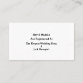 埃っぽい黒い書道のカジュアル手品 エンクロージャーカード (裏面)