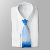 埃と海軍の金ゴールド瑪瑙の水結婚色の ネクタイ (タイ)