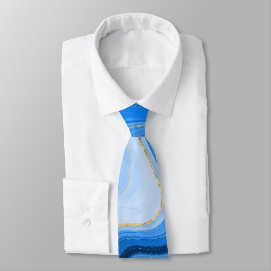 埃と海軍の金ゴールド瑪瑙の水結婚色の ネクタイ (タイ)