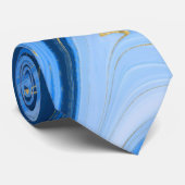 埃と海軍の金ゴールド瑪瑙の水結婚色の ネクタイ (ロール)