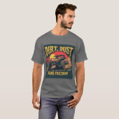 埃と自由 – 堅牢 Tシャツ (正面フル)