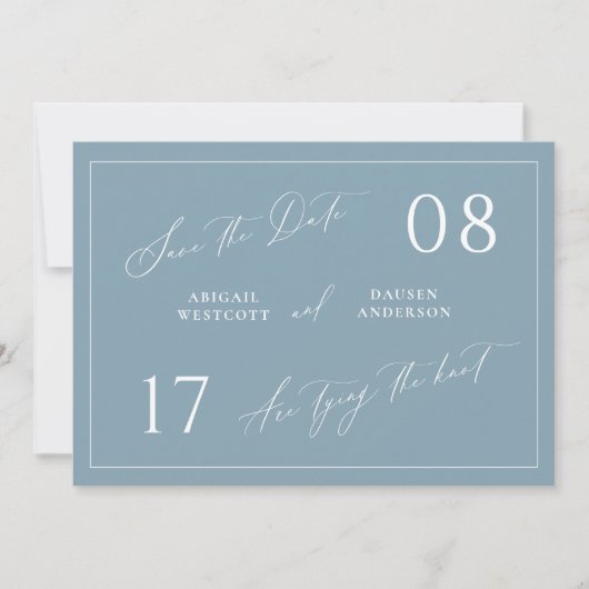 埃のコテージ日付の結婚発表を保存 セーブザデート (正面)