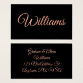 埃の多いバラの新しいアドレスエンクロージャカード (正面&裏面)