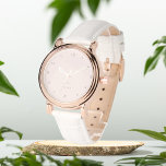 埃の多いバラパーソナライズされたeWatch 腕時計<br><div class="desc">彼女のためのギフト，ほこりっぽいバラ腕時計</div>