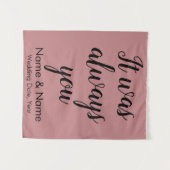 埃の多いバラ結婚のバックドロップ常にプロップ タペストリー (正面(横))