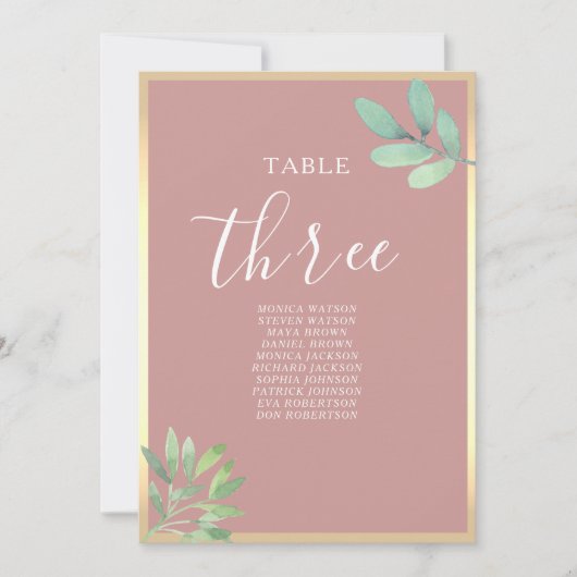 埃の多いバラ結婚の緑化のシーティングチャート (正面)