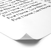 埃の多い青結婚緑の座席表 ポスター (角)