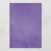 埃バイオレットウォーター色フローラベビーシャワーアドバイス アドバイスカード (裏面)